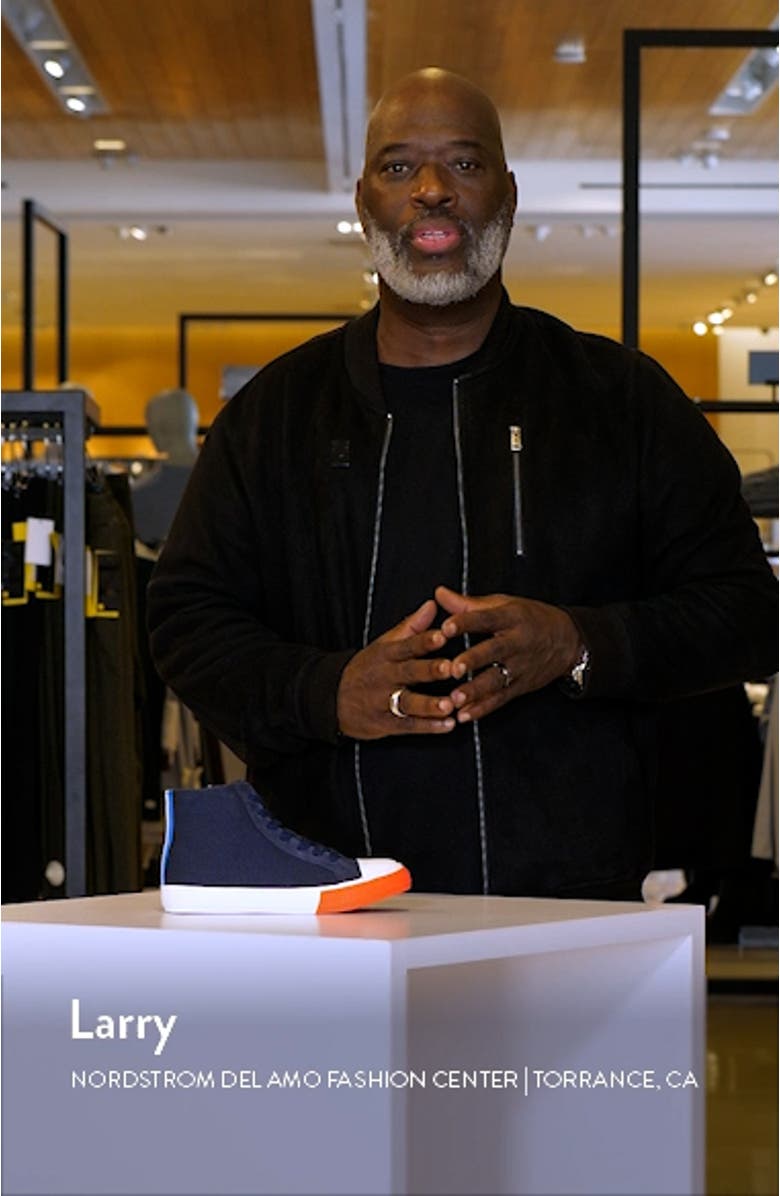 Kids' Contrast High Top Sneaker, sales video thumbnail