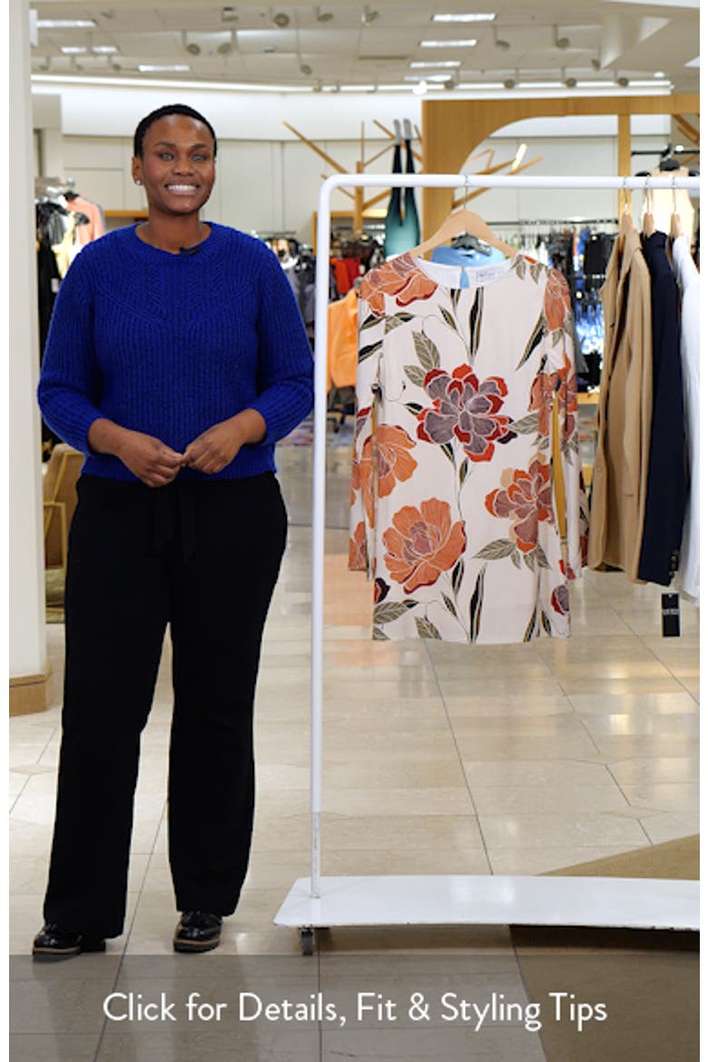 Elanira Floral Long Sleeve Minidress video