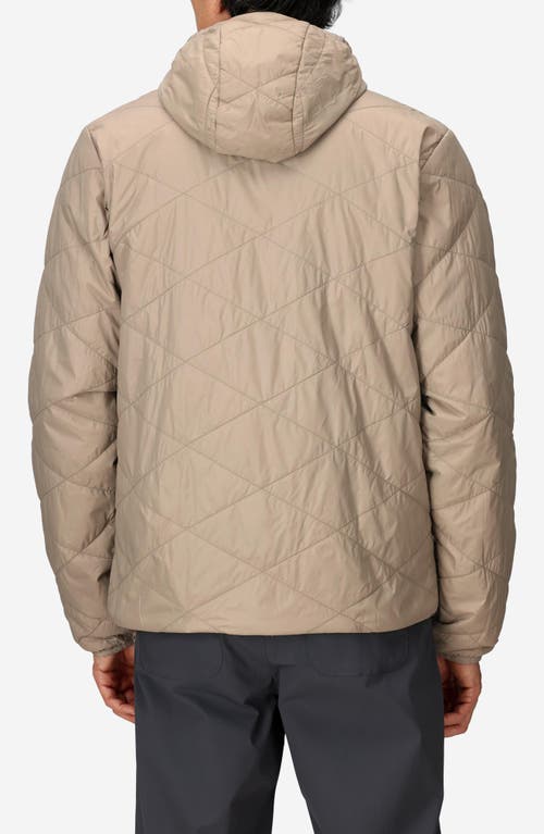 Marmot Onward Water Repellent Insulated Hooded Jacket In Brown