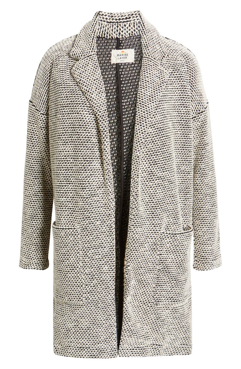 Marine Layer Women's Birdseye Long Cardigan, Alternate, color,