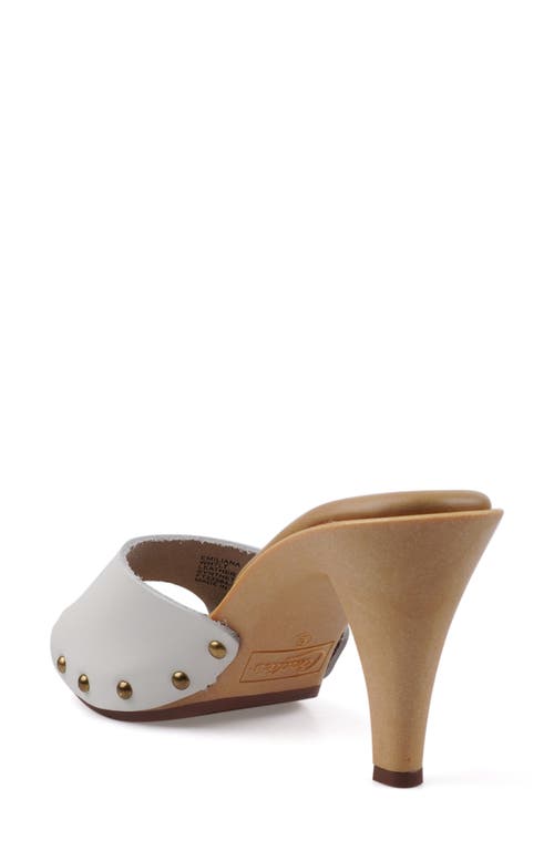 Candies Candie's Emiliana Platform Sandal In White Leather