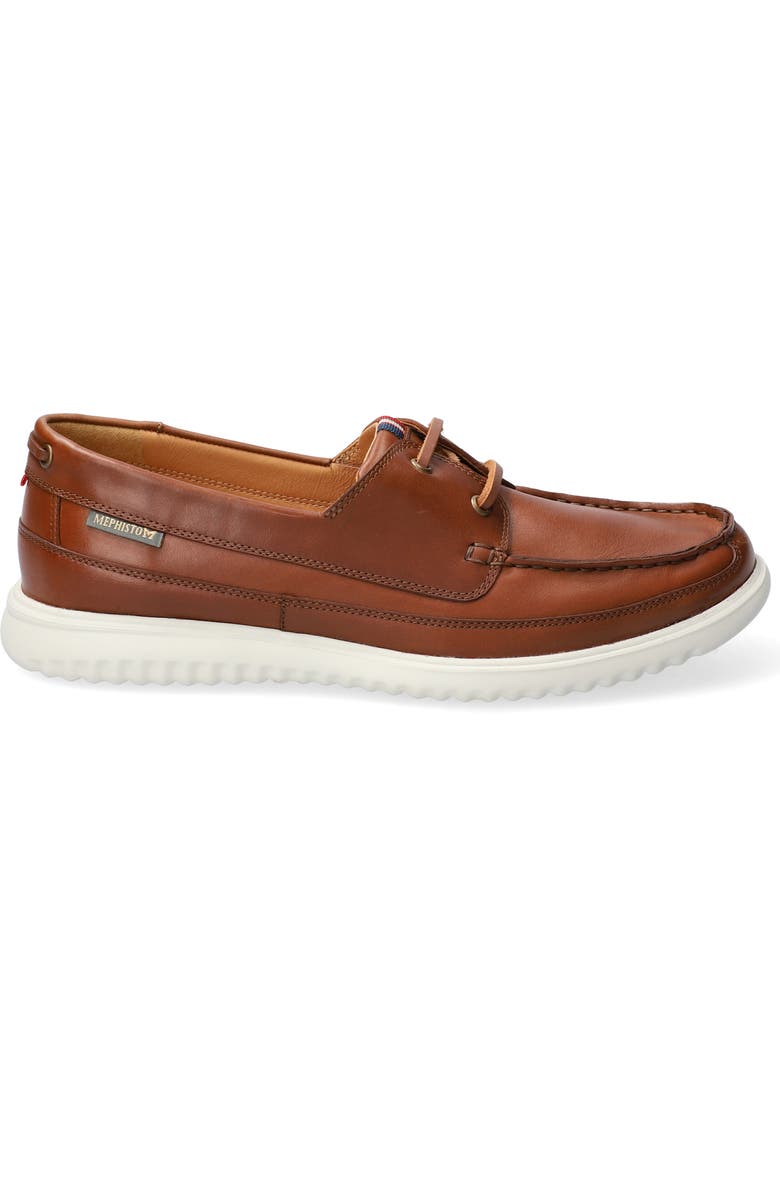 Mephisto Trevis Boat Shoe, Alternate, color, Hazelnut