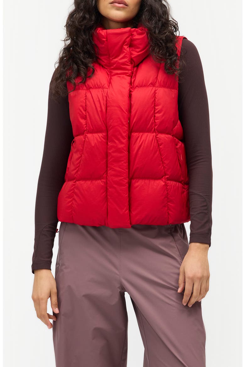 Louise Down Vest, Main, color, ROUGE
