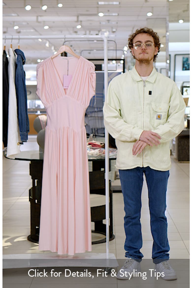 Shirred Maxi Dress video