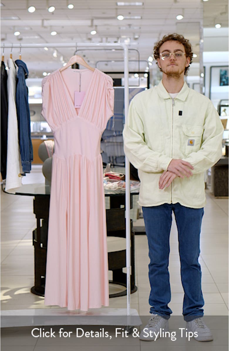 Shirred Maxi Dress, sales video thumbnail