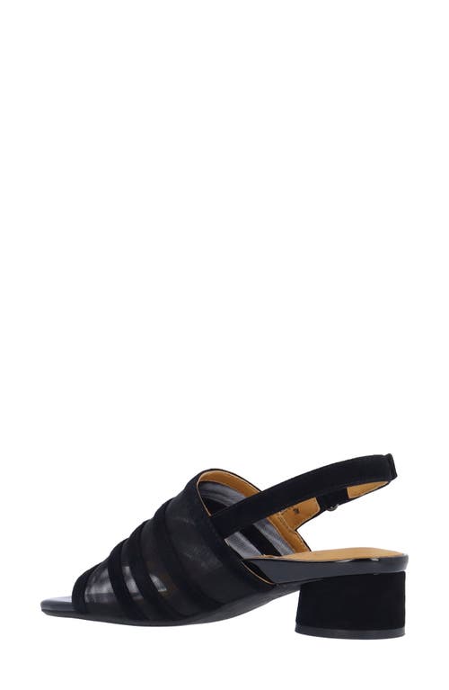 L'amour Des Pieds Elian Slingback Sandal In Black
