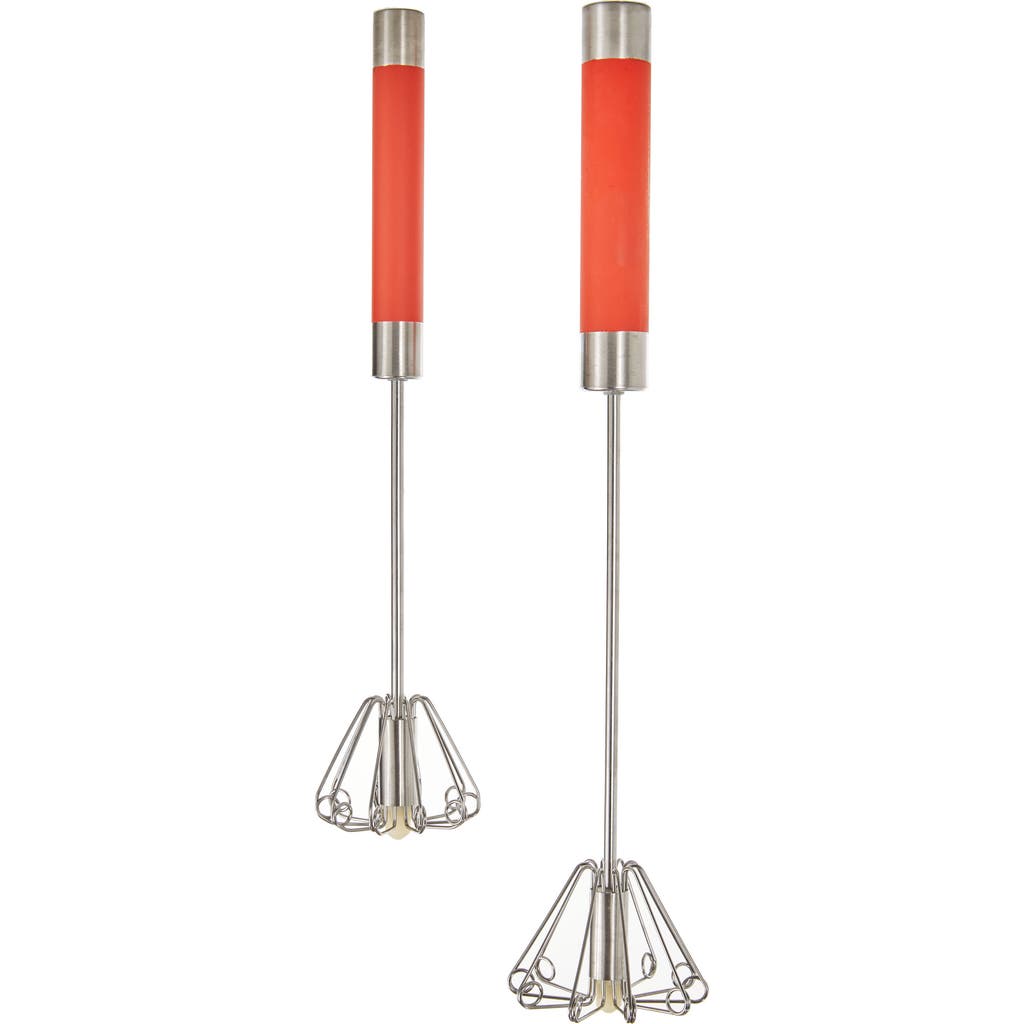 Berghoff Essentials 2-pc. Stainless Steel Miracle Whisk Set In Red