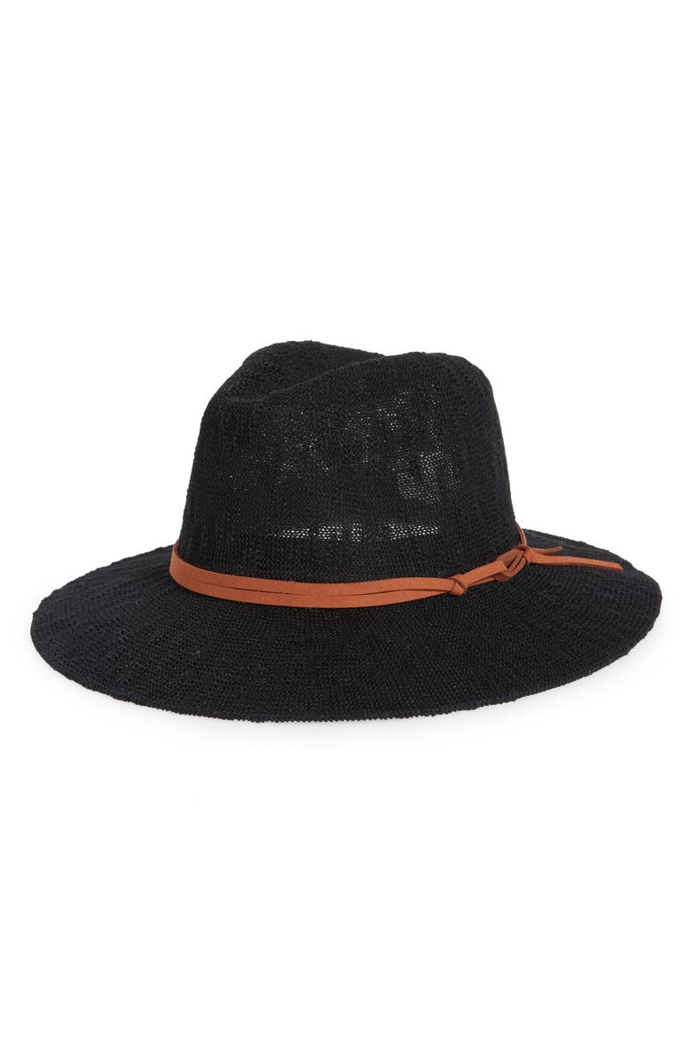 Treasure & Bond Mesh Packable Panama Hat, Main, color,