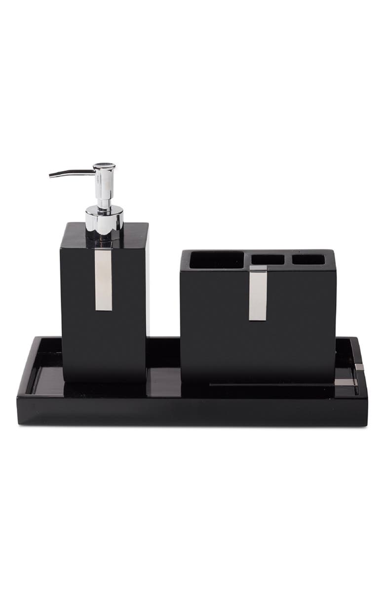 ROSELLI TRADING COMPANY Houston Street 3-Piece Bathroom Set, Main, color, Black