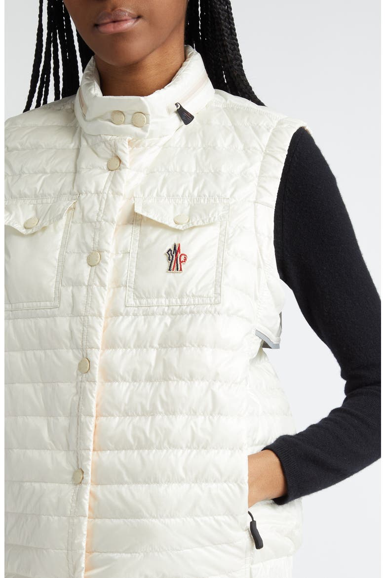 Gumiane Quilted Puffer Vest, Alternate, color, SILK WHITE