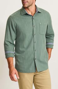 Tommy Bahama Dorado Stretch Cotton Button-Up Shirt