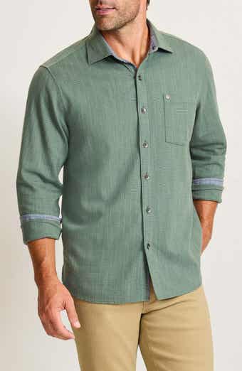 Dorado Stretch Cotton Button-Up Shirt