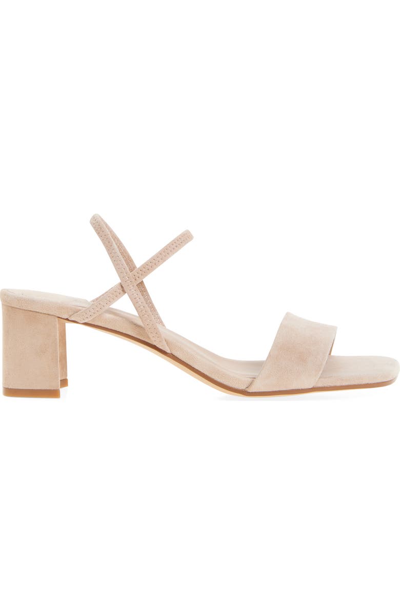 Jeffrey Campbell Adapt Ankle Strap Sandal, Alternate, color, Beige Suede