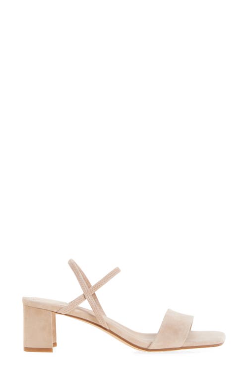 Jeffrey Campbell Adapt Ankle Strap Sandal In Beige Suede