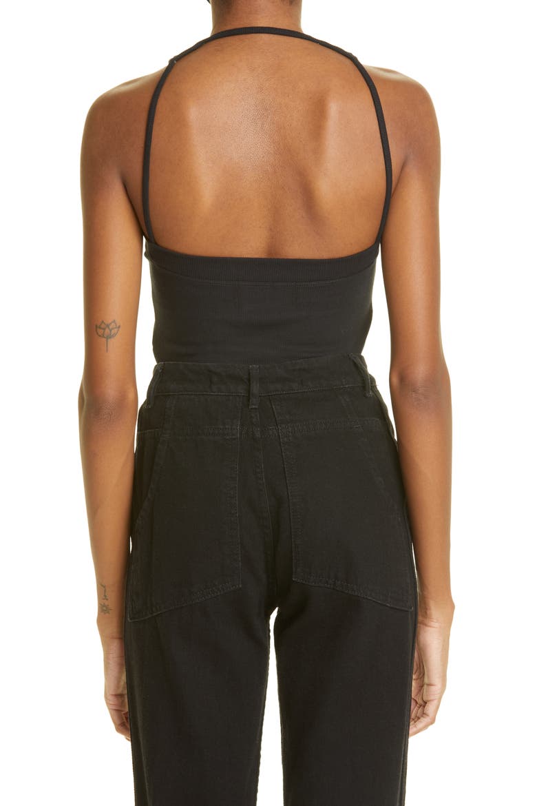 Gender Inclusive Ian Rib Tank, Alternate, color, BLACK