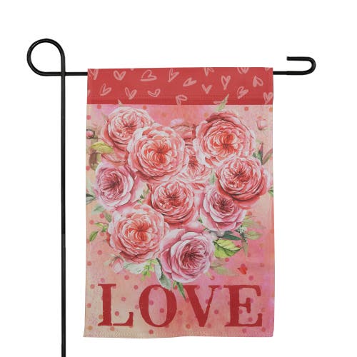 Northlight Love Rose Bouquet Outdoor Garden Flag 12.5" X 18" In Red