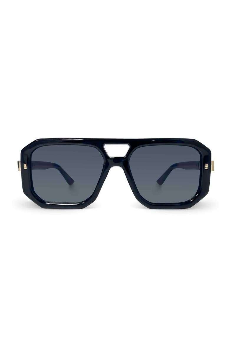 The Dunaway Sunglasses, Alternate, color, Black