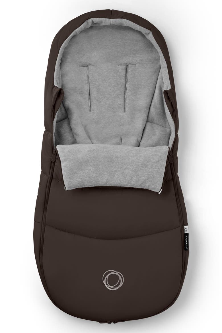 Water Repellent Stroller Footmuff, Alternate, color, COCOA BROWN