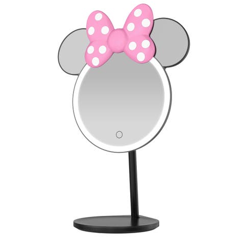 Minnie Mouse Bowtiful Led Tabletop Makeup Mirror