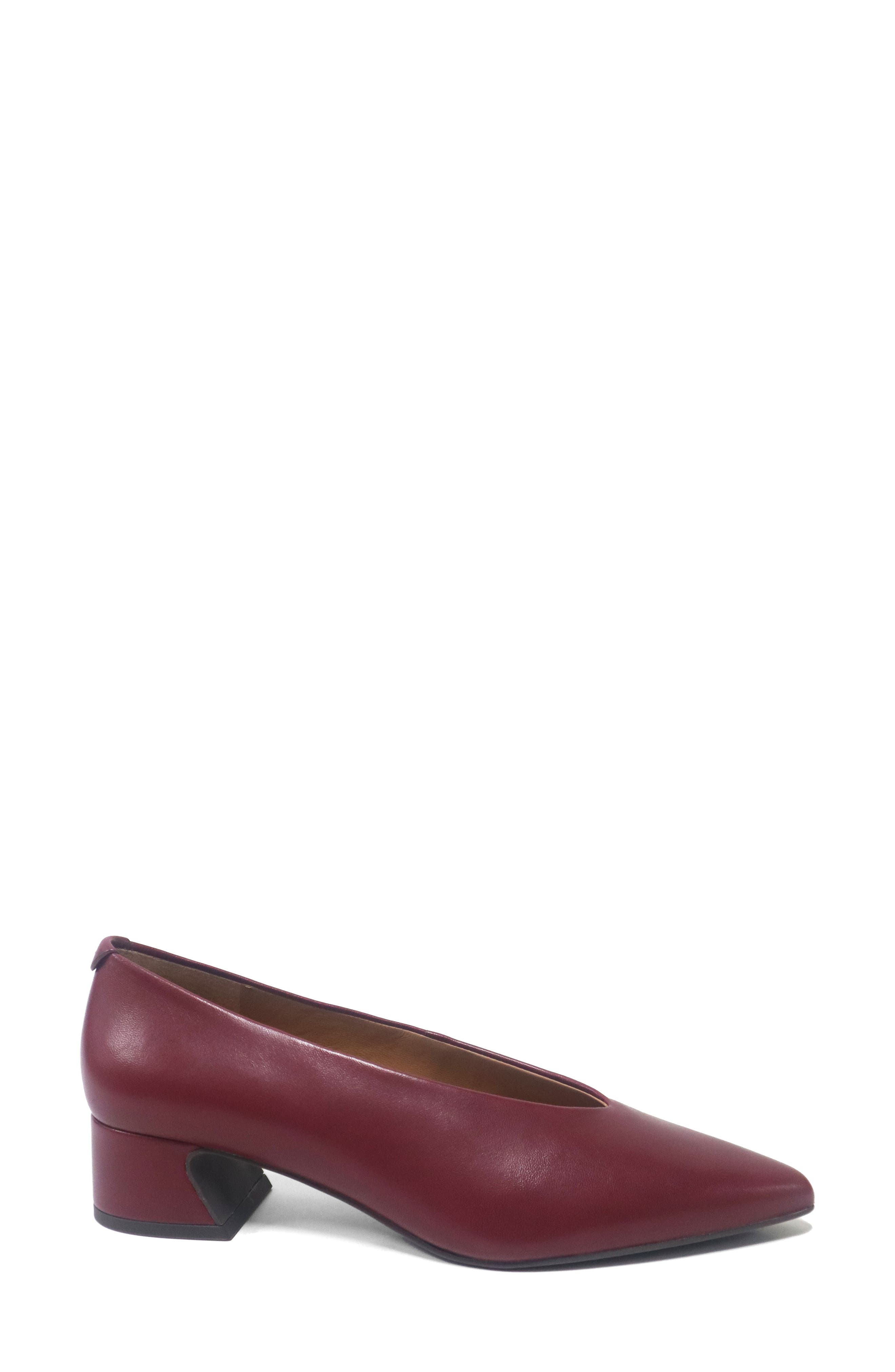 Galleria Pointed Toe Pump, Alternate, color, MAPLE LEATHER