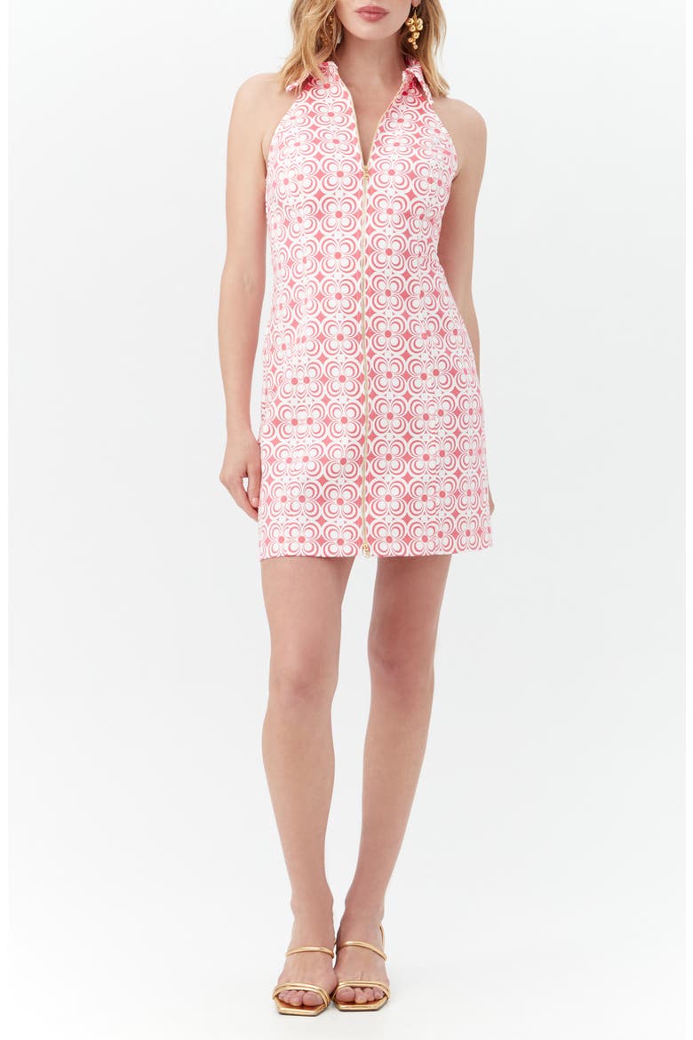Rosalina Sleeveless Sheath Dress, Main, color, POSITANO PINK