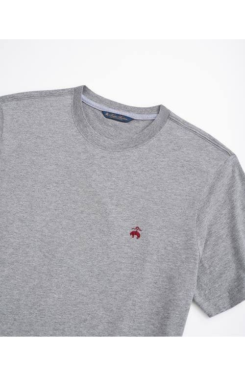 Brooks Brothers Washed Supima Cotton Logo Crewneck T-shirt