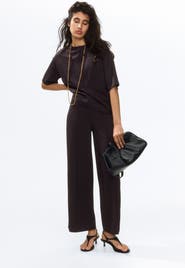 H&M Crease-front Jersey Trousers