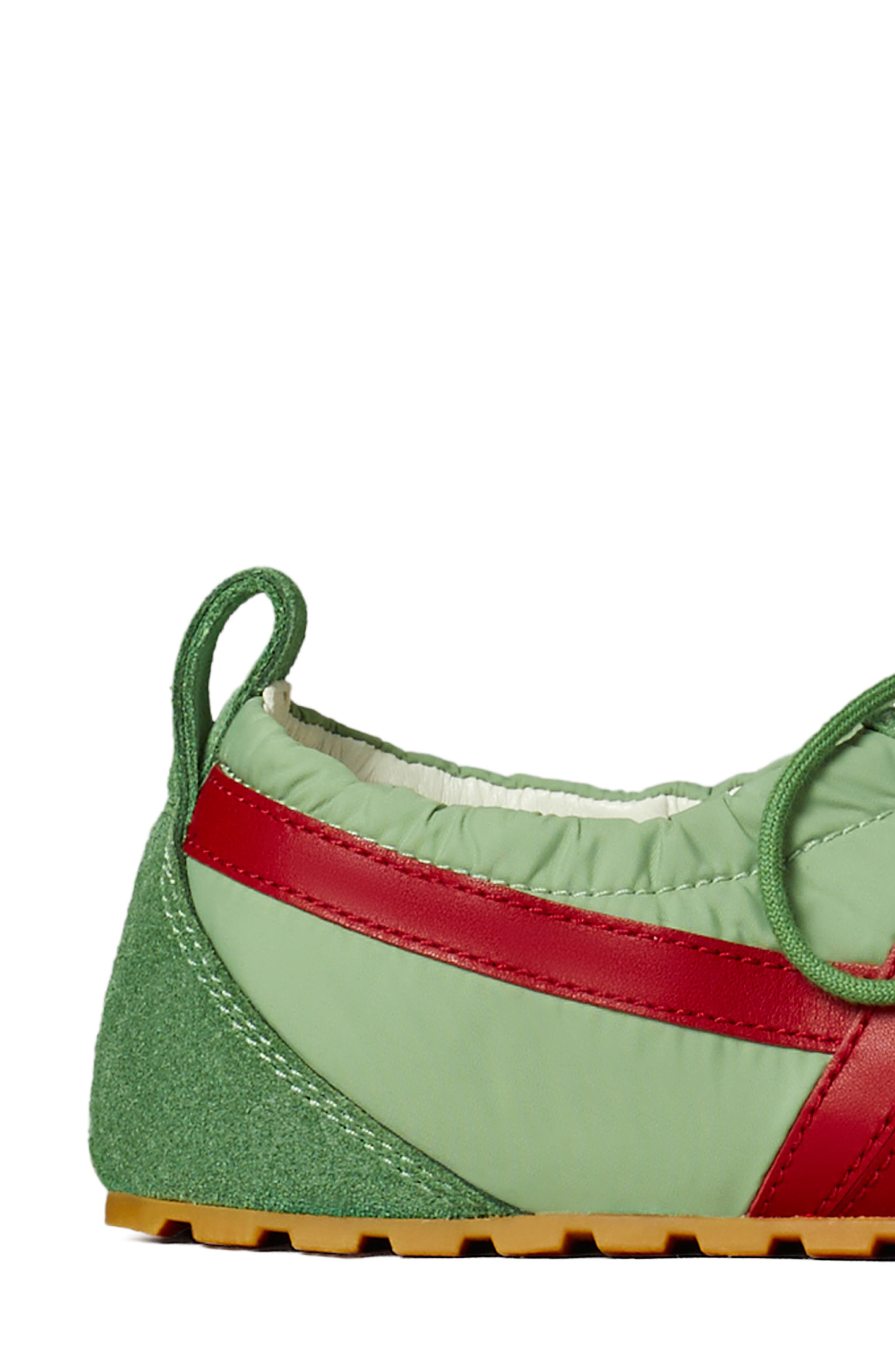 Hank Sneaker, Alternate, color, OLIVE / TORY RED / OLIVE