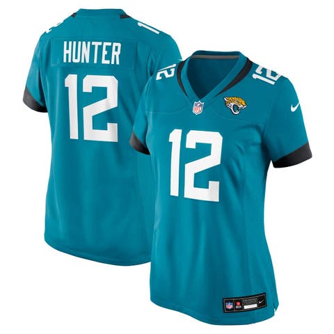 Women's Nike Travis Hunter Teal Jacksonville Jaguars 2025 NFL Draft First Round Pick Team Game Player Jersey