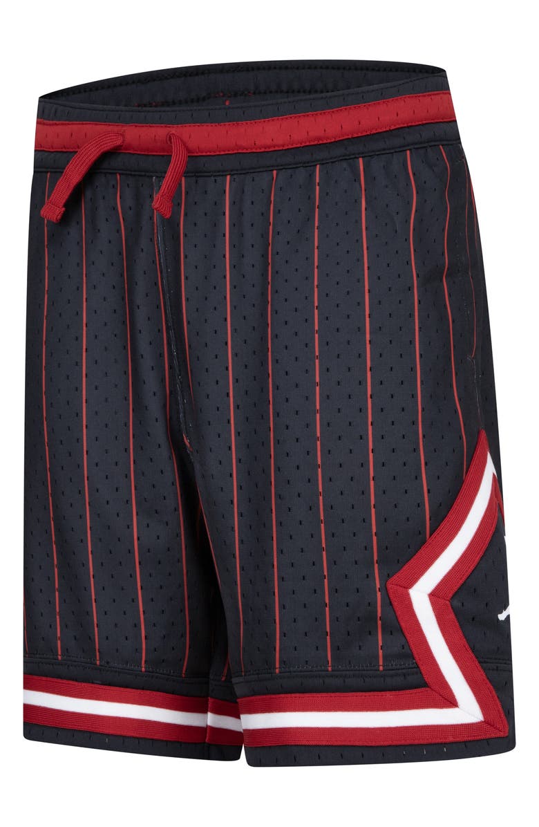 Jordan Kids' Print Dri-FIT Mesh Basketball Shorts, Alternate, color, Black