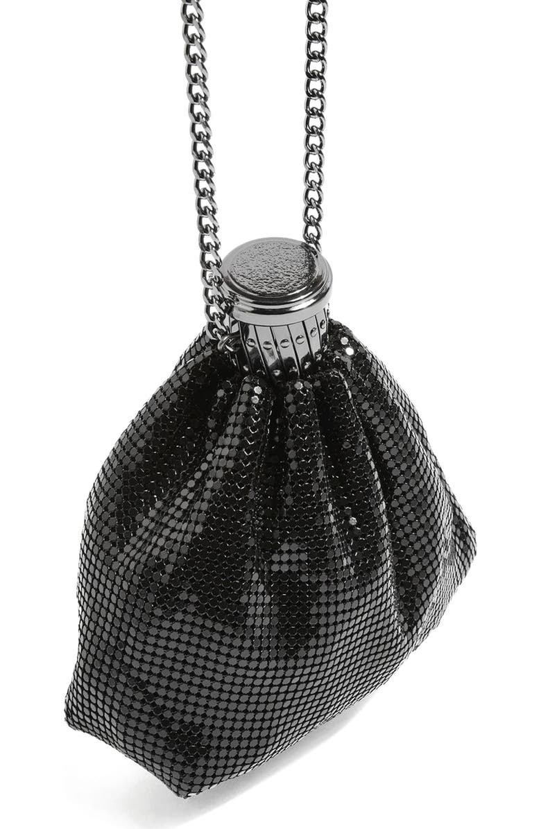Topshop Chain Mail Pouch Crossbody Bag, Main, color,