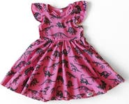 WORTHY THREADS Girls Racer Back Dress