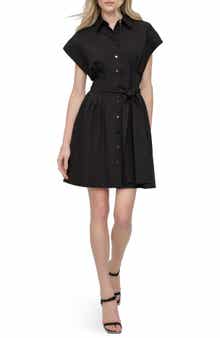DKNY Tie Waist Shirtdress
