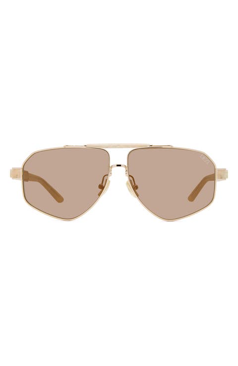 6FT 62mm Oversize Aviator Sunglasses