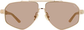 6FT 62mm Oversize Aviator Sunglasses