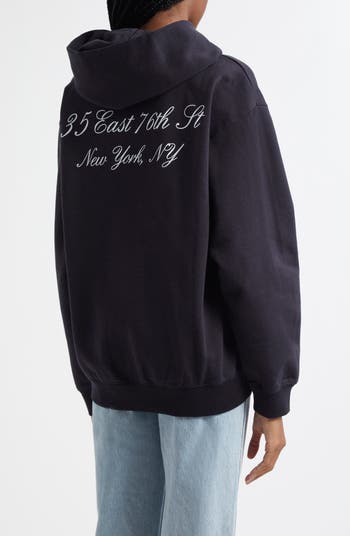 x The Carlyle Souvenir Cotton Fleece Zip Hoodie