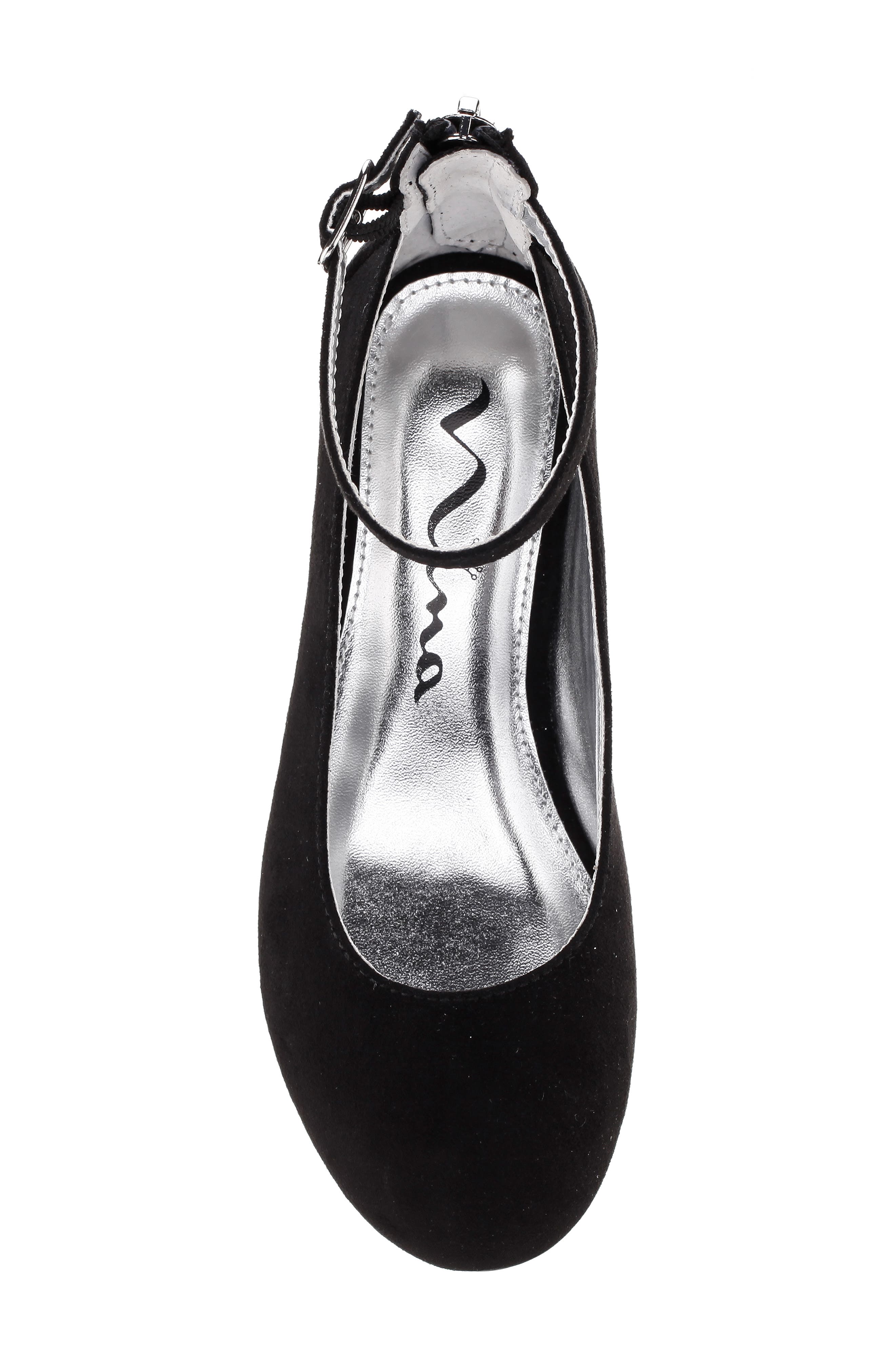 Nina Lennie Dress Shoe, Alternate, color, Black Suede