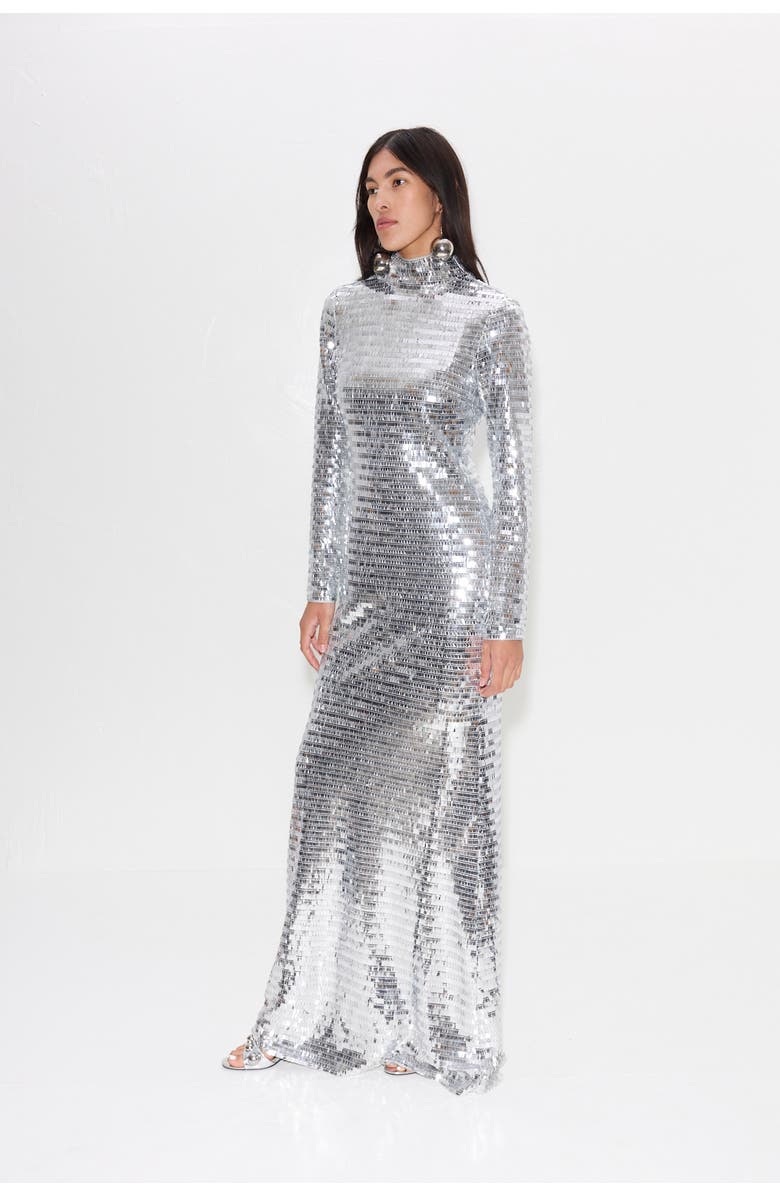 SIMONMILLER Sculpty Sequin Dress, Alternate, color,