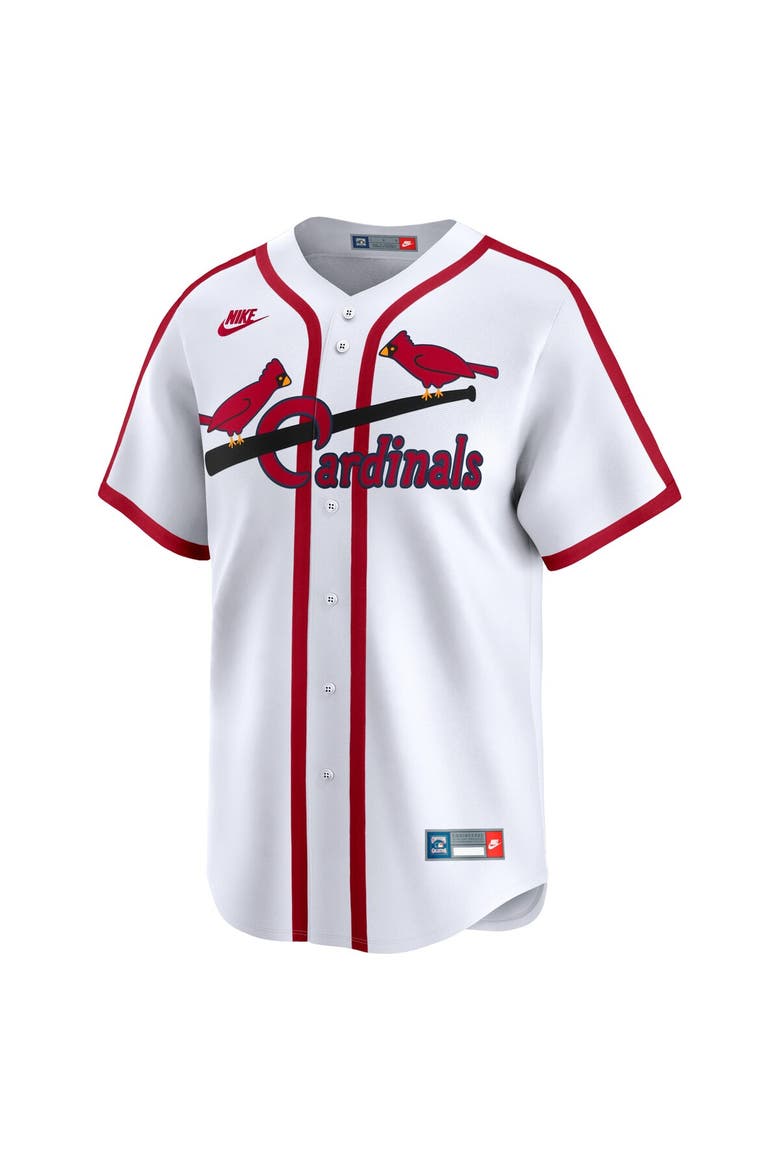 Men's Nike White St. Louis Cardinals Cooperstown Collection Limited Jersey, Alternate, color, White