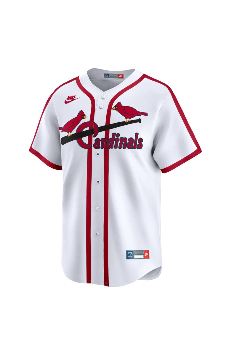 Nike Men's Nike White St. Louis Cardinals Cooperstown Collection Limited Jersey, Alternate, color, White