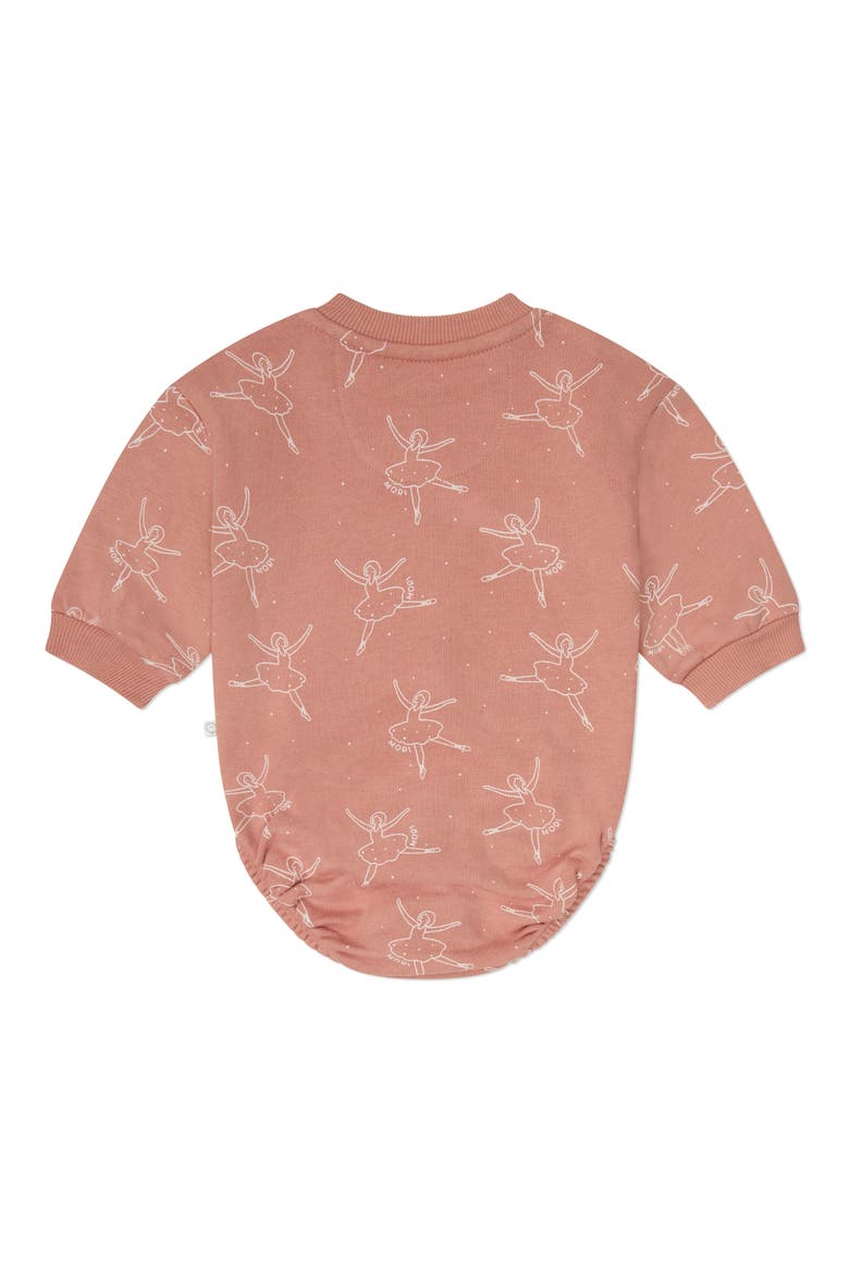 Sweatshirt Bodysuit, Alternate, color, BALLERINA DAY PRINT