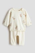 H&M 2-piece Cotton-knit Set