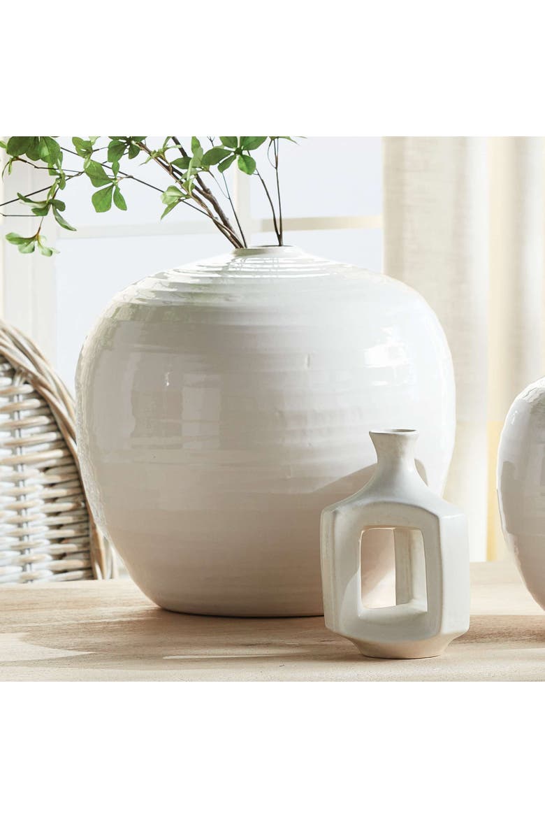 Emerson Vase, Alternate, color, White