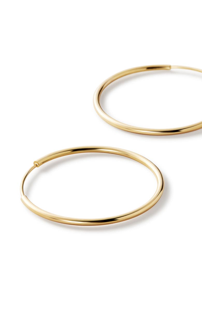 Ana Luisa Small Gold Hoop Earrings - Gold Slim Hoops Large, Alternate, color, Gold