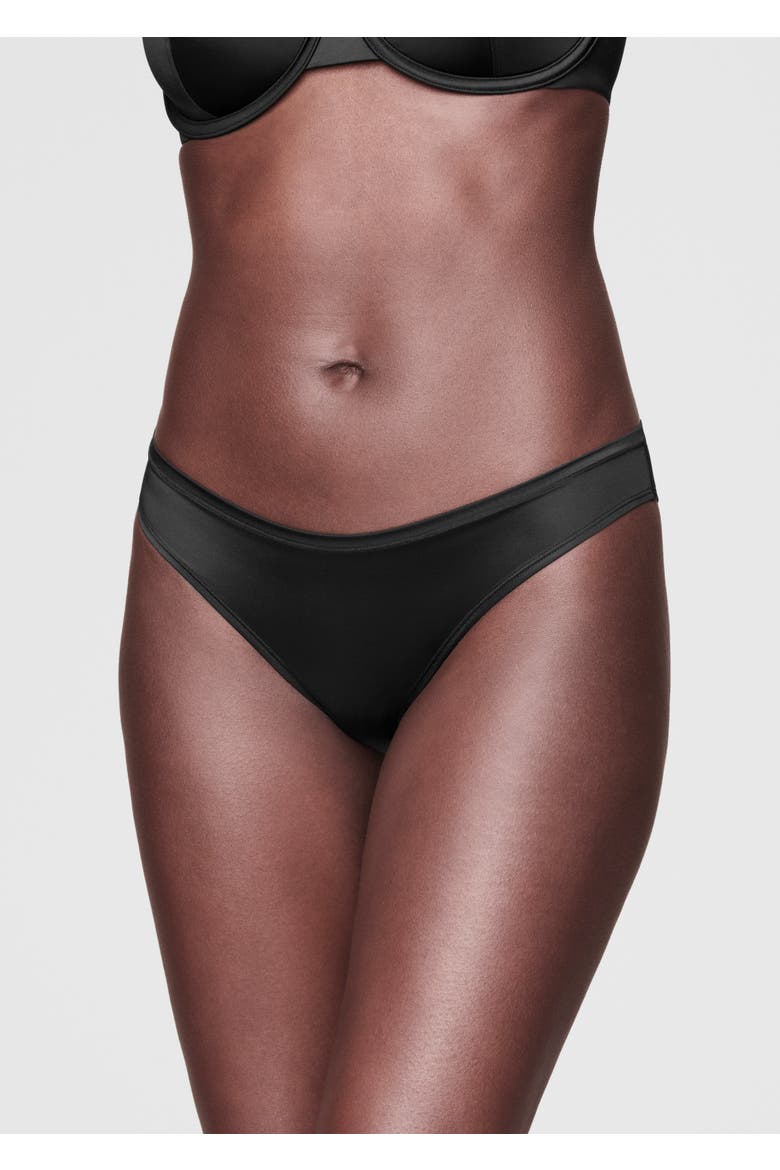 The Bikini Satin, Alternate, color, BLACK
