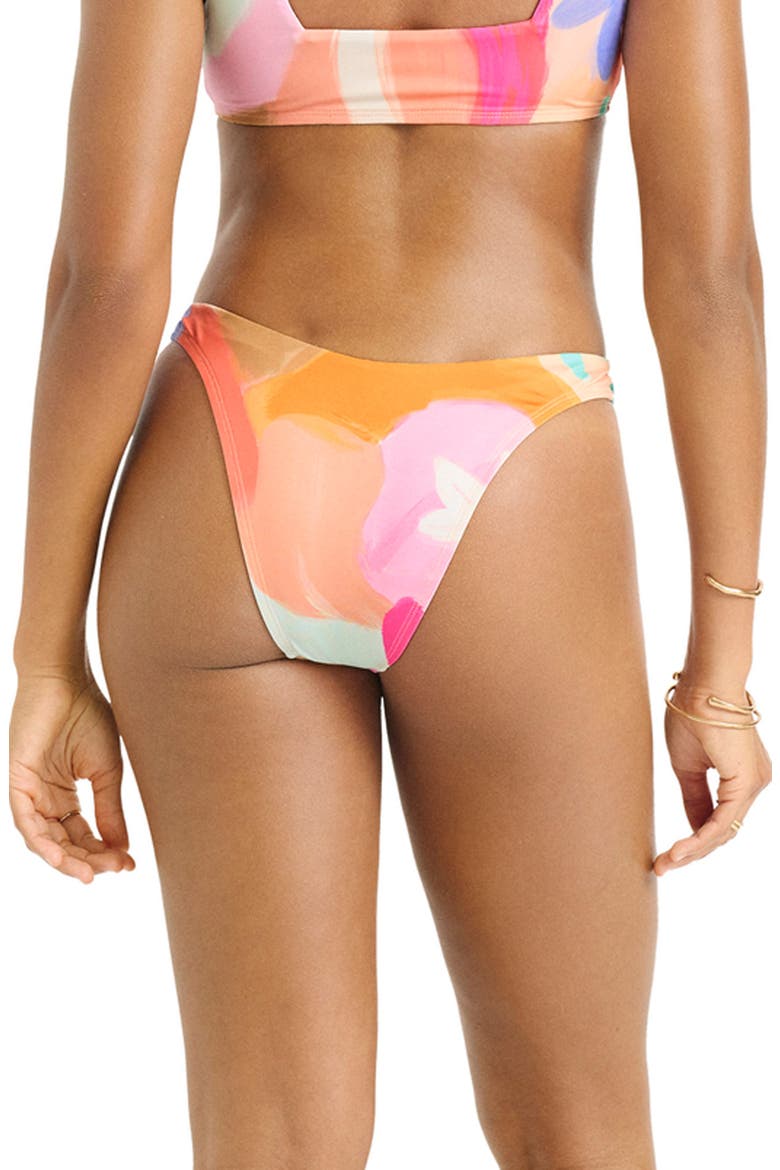 California High Leg Bikini Bottoms, Alternate, color, IN BLOOM COLOR BLOCK