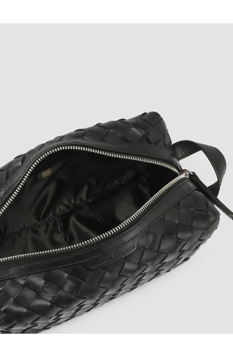 Officine Creative Armor 014 Woven Crossbody Bag, Alternate, color, Black