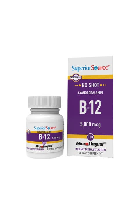 Fast Dissolve Vitamin B-12 Cyanocobalamin Sublingual Tablets