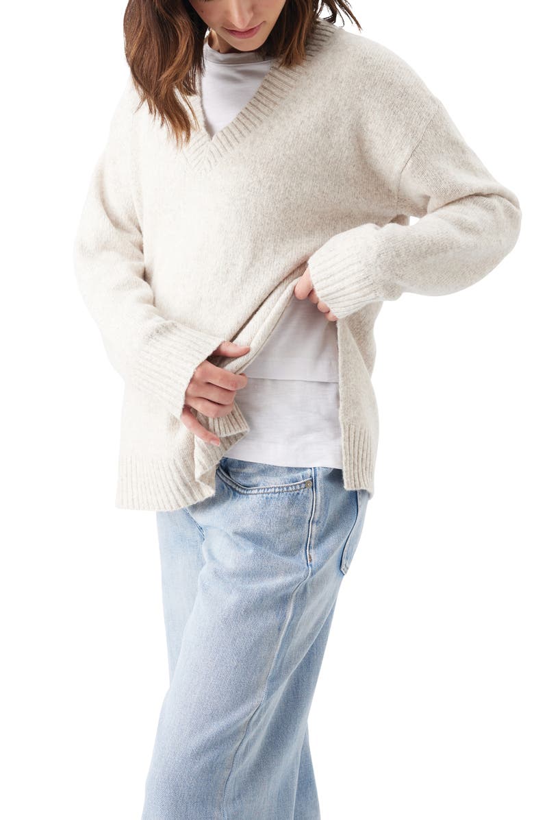 Ripe Maternity Vera Nursing Knit, Alternate, color, 