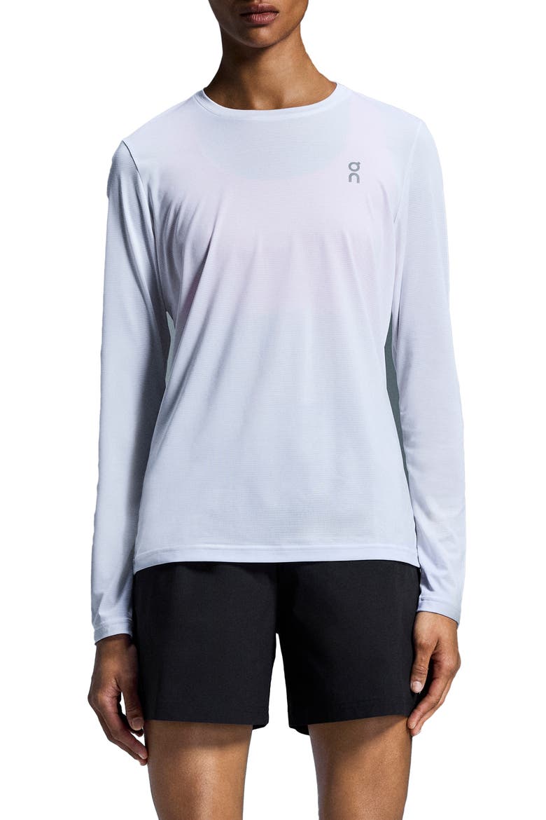Core Long Sleeve Running T-Shirt, Main, color, WHITE